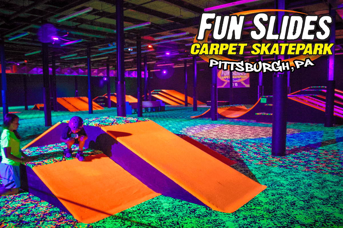 PCS Customer Feature Fun Slides Carpet Skatepark Pittsburgh